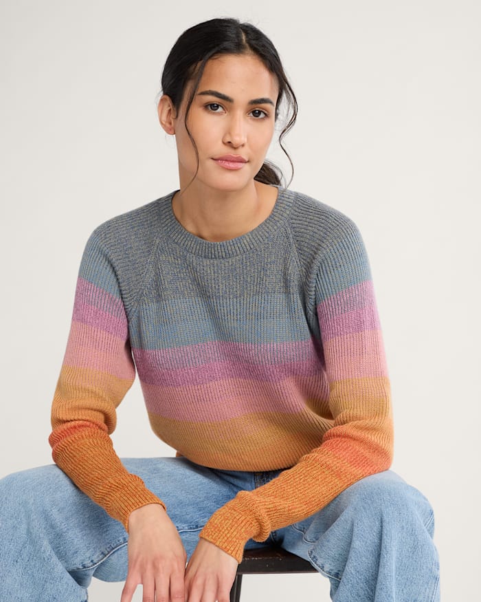 WOMEN'S RAGLAN COTTON SWEATER